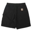 画像1: 00's Carhartt ダックペインターショーツ “BLACK / W34” (1)