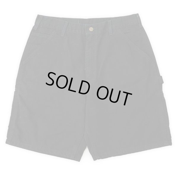 画像2: 00's Carhartt ダックペインターショーツ “BLACK / W34” (2)