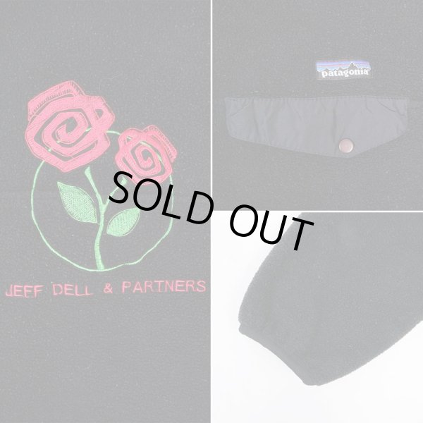 画像4: 90's Patagonia シンチラスナップT “BLACK / Rose Embroidery” (4)