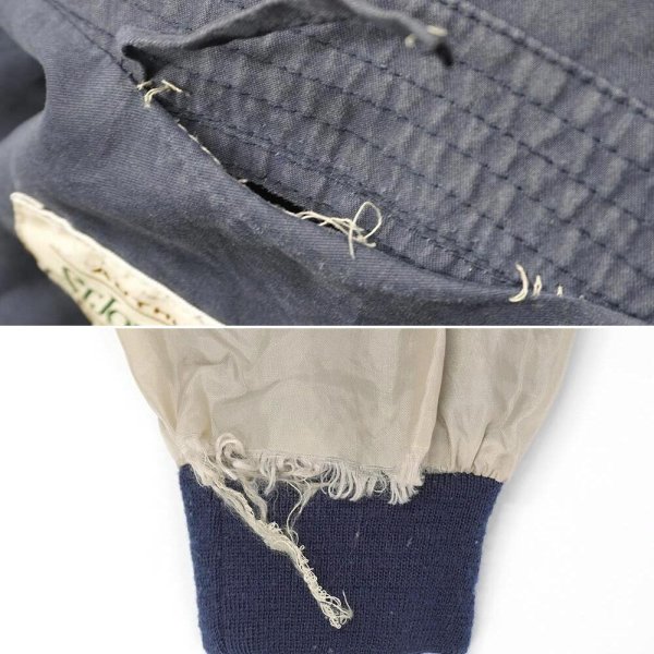 画像4: 90's ST JOHN'S BAY チンスト付き スウィングトップ "FADE NAVY" (4)