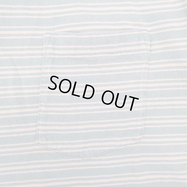 画像3: 90's OLD GAP マルチボーダー柄 ポケットTシャツ (3)