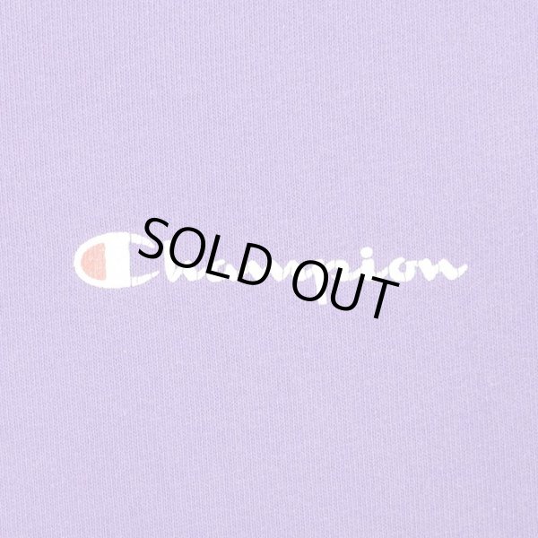 画像3: 90's Champion スクリプトロゴ Tシャツ "PURPLE" (3)