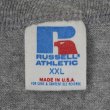 画像2: Early 90's RUSSELL カレッジプリントTシャツ "MADE IN USA" (2)