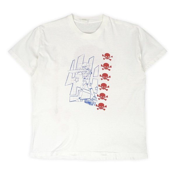 画像1: 80-90's Unknown 両面プリントTシャツ (1)