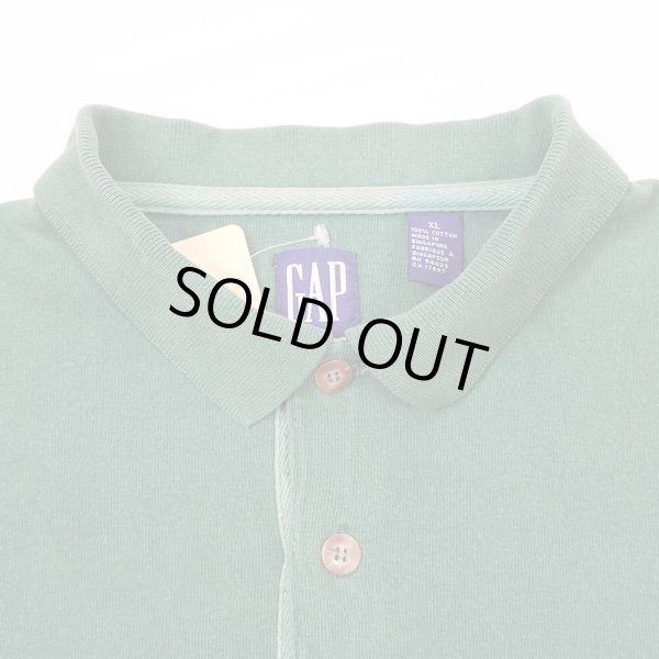 画像3: 90's OLD GAP L/S ポロシャツ (3)