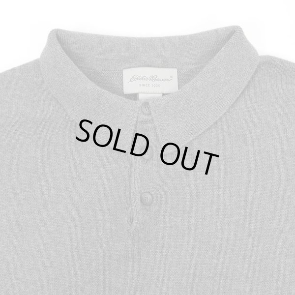 画像3: 00's Eddie Bauer コットンニットポロ (3)