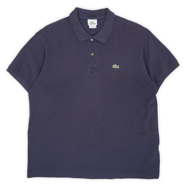 画像1: Late 90's LACOSTE ポロシャツ "DESIGNED IN FRANCE / NAVY" (1)