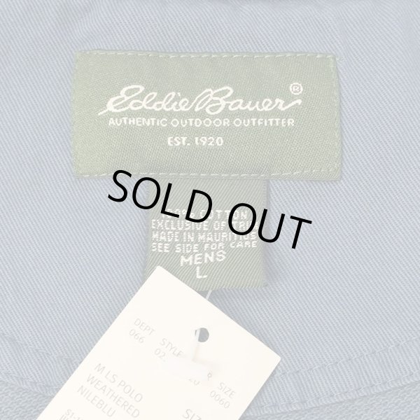 画像2: 00's Eddie Bauer L/S ポロシャツ "DEADSTOCK" (2)