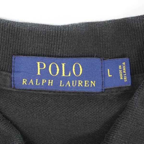 画像2: 00's Polo Ralph Lauren S/S ポロシャツ "BLACK" (2)