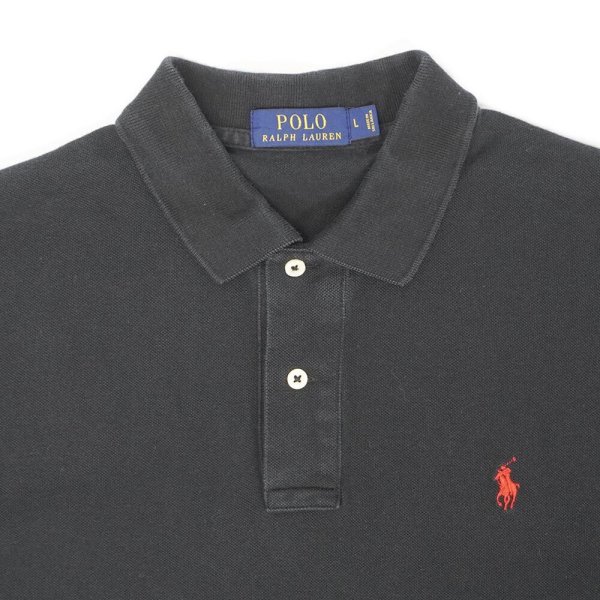 画像3: 00's Polo Ralph Lauren S/S ポロシャツ "BLACK" (3)