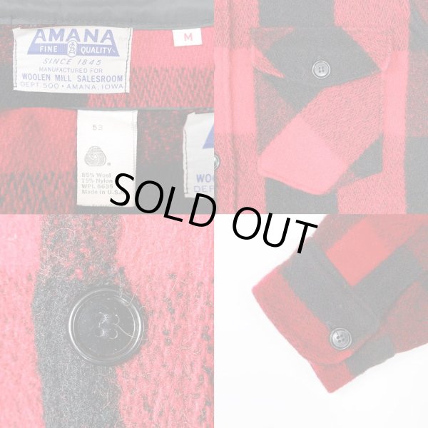 画像3: 70's AMANA ヘビーウールシャツ (3)