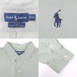 画像3: 90's Polo Ralph Lauren ボタンダウンシャツ "BLAKE / LIGHT GREEN" (3)