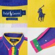 画像3: 90's Polo Ralph Lauren マルチカラー ボタンダウンシャツ (3)