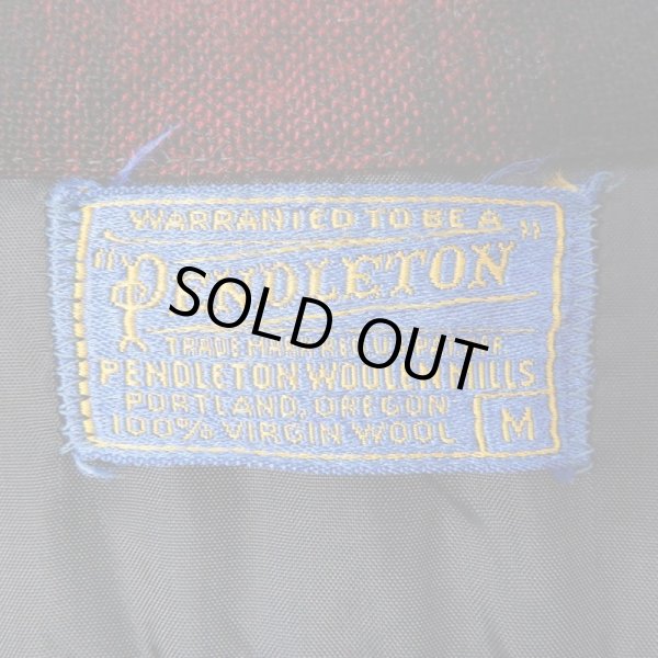 画像3: 50's Pendleton オンブレチェック柄 オープンカラー ウールシャツ (3)