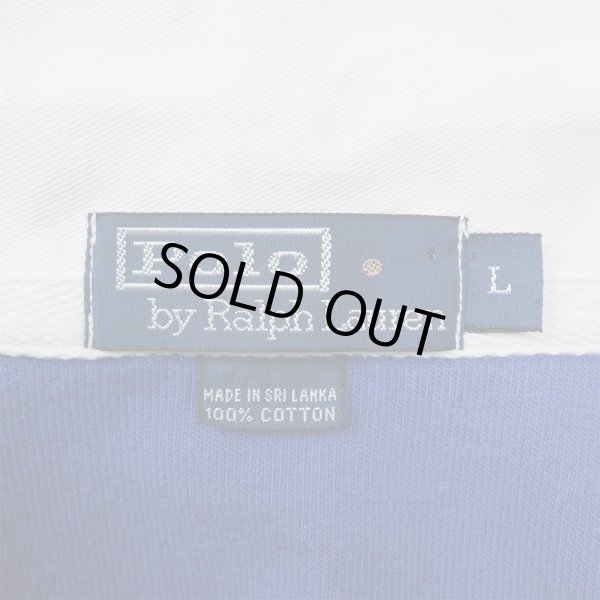 画像2: 90's Polo Ralph Lauren バイカラー ラガーシャツ (2)