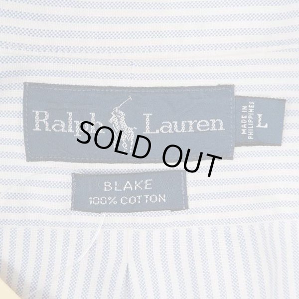 画像2: 90's Polo Ralph Lauren S/S ボタンダウンシャツ "BLAKE" (2)