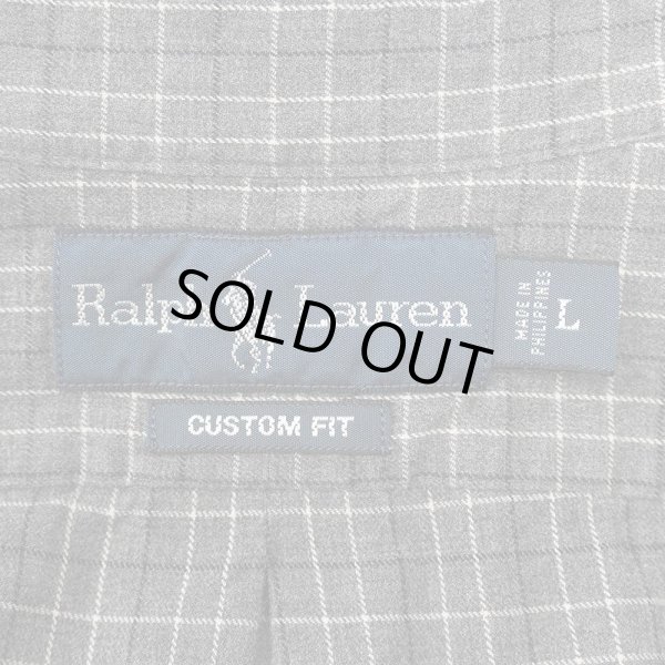 画像2: 00's Polo Ralph Lauren ボタンダウンシャツ "CUSTOM FIT" (2)