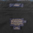 画像2: 00's PENDLETON オンブレチェック柄 ウールシャツ "LODGE" (2)