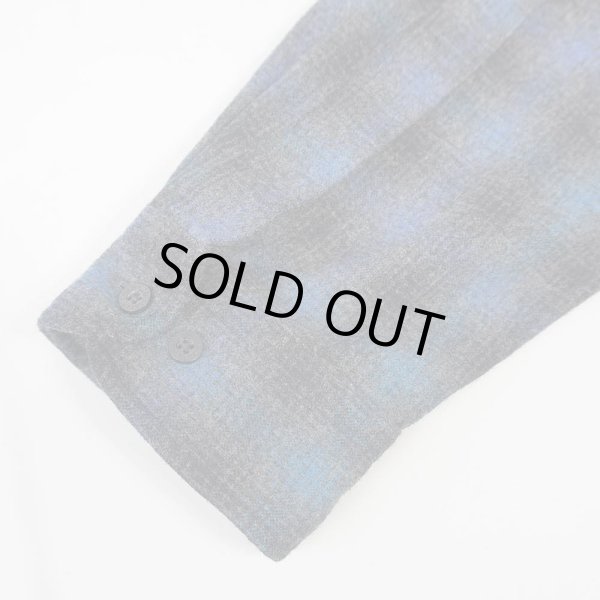 画像5: 00's PENDLETON オンブレチェック柄 ウールシャツ "LODGE" (5)