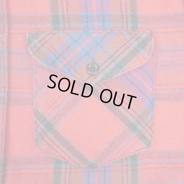 画像3: 90's OSHKOSH ヘビーネルシャツ "RED Plaid" (3)