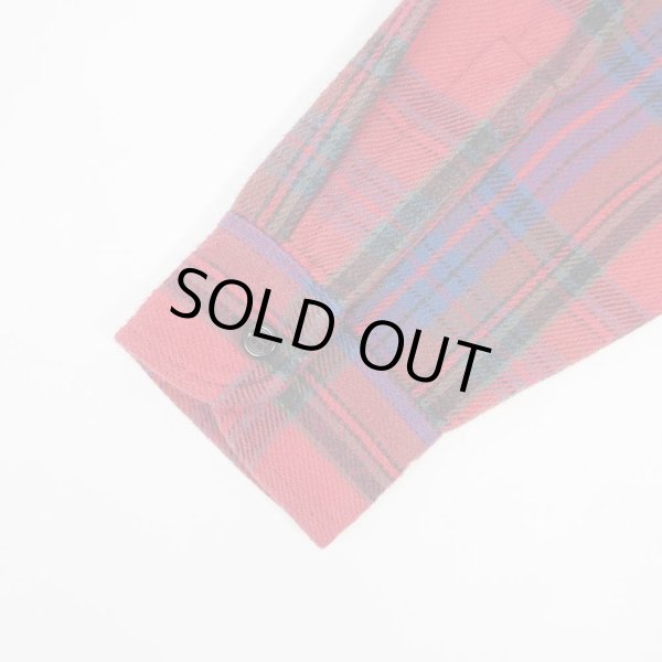 画像4: 90's OSHKOSH ヘビーネルシャツ "RED Plaid" (4)