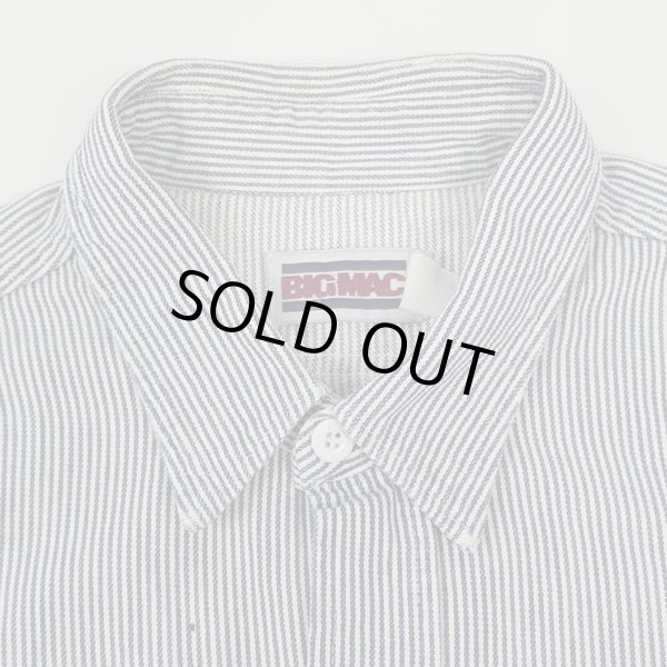 画像3: 80's BIG MAC ヒッコリーストライプ柄 ワークシャツ (3)