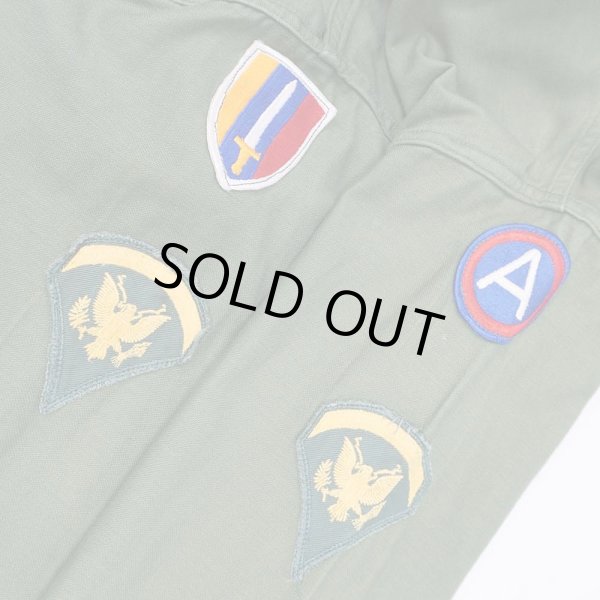 画像3: 60's US.ARMY コットンサテン ユーティリティシャツ (3)