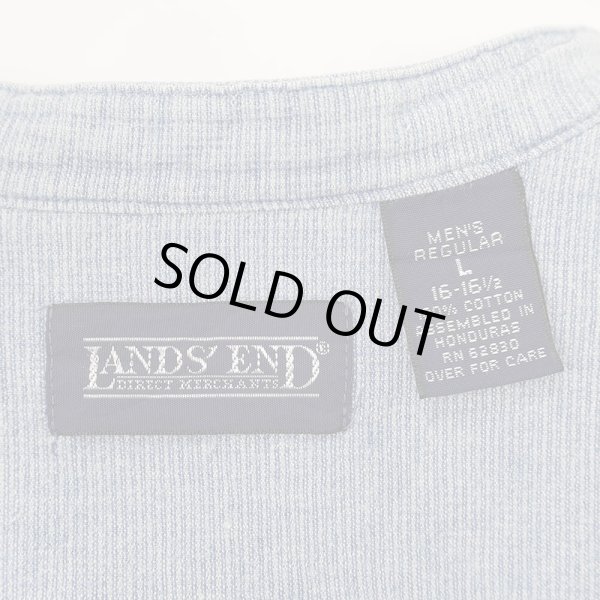 画像2: 90's LANDS' END バンドカラーシャツ (2)