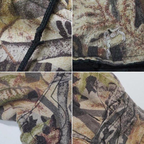 画像5: 00's Duxbak リアルツリーカモ柄 フーディーシャツジャケット (5)