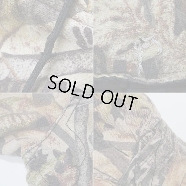 画像5: 00's Duxbak リアルツリーカモ柄 フーディーシャツジャケット (5)