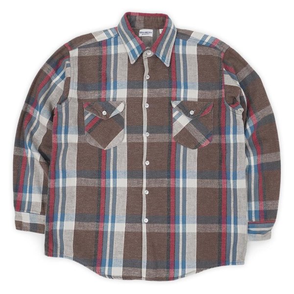 画像1: 70's OSHKOSH ヘビーネルシャツ "MADE IN USA" (1)