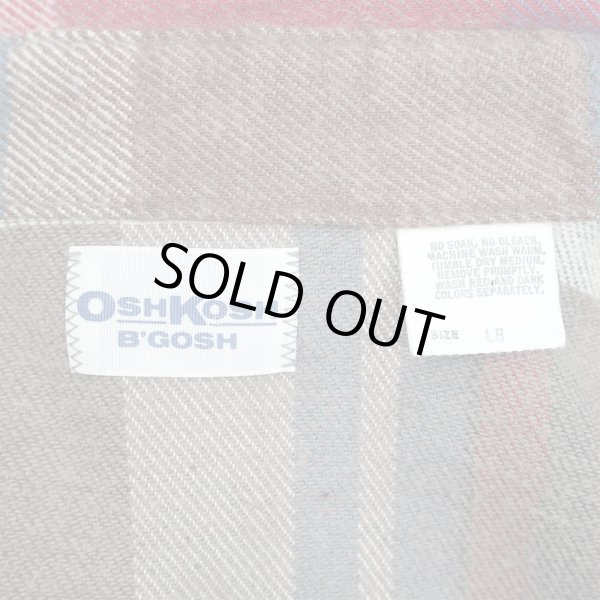 画像2: 70's OSHKOSH ヘビーネルシャツ "MADE IN USA" (2)