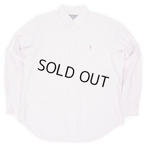 画像1: 90's Polo Ralph Lauren ストライプ柄 ボタンダウンシャツ "CLASSIC FIT" (1)