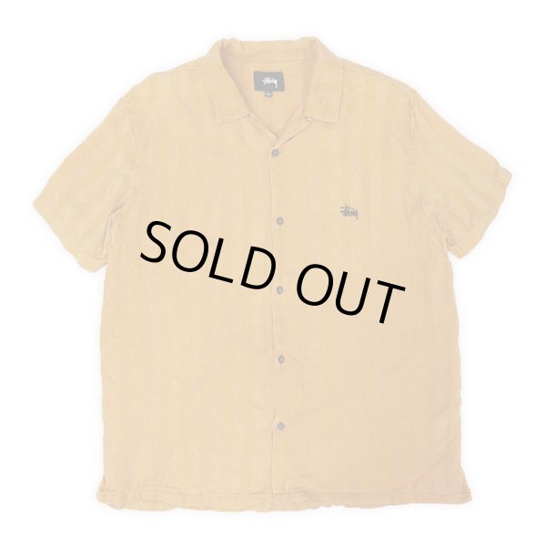 画像1: 00's STUSSY S/S オープンカラー レーヨンシャツ (1)