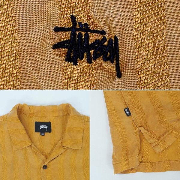 画像3: 00's STUSSY S/S オープンカラー レーヨンシャツ (3)