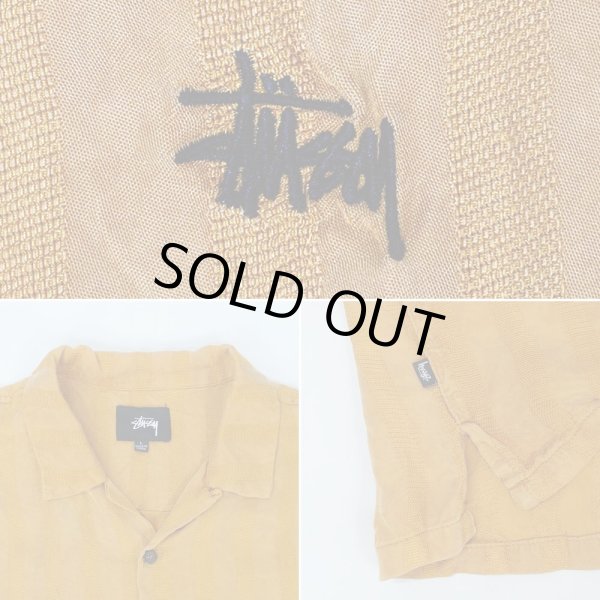 画像3: 00's STUSSY S/S オープンカラー レーヨンシャツ (3)
