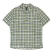 画像1: 90's POLO JEANS S/S オープンカラーシャツ "Green Plaid" (1)