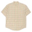 画像1: 90's Eddie Bauer S/S ボタンダウンシャツ "白タグ" (1)