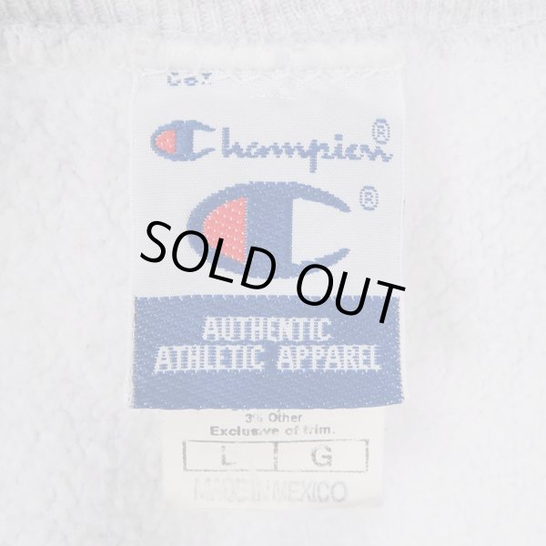 画像2: Early 00's Champion リバースウィーブ スウェット "目付き / GRAY" (2)