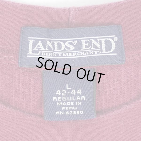 画像2: 00's LANDS' END コットンピケ スウェット (2)
