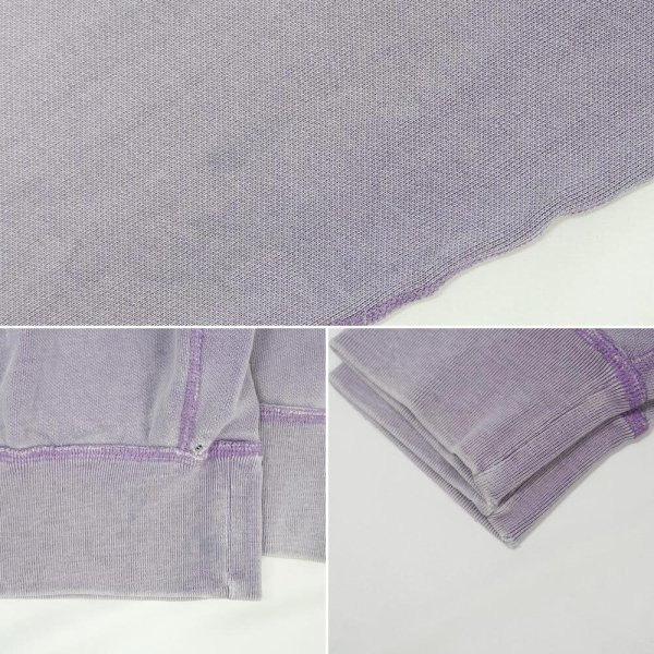 画像4: 00's Polo Ralph Lauren ロゴ刺繍 スウェット "FADE PURPLE" (4)