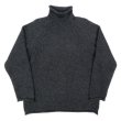 画像1: 90's J.CREW ロールネック ウールニット "CHARCOAL" (1)