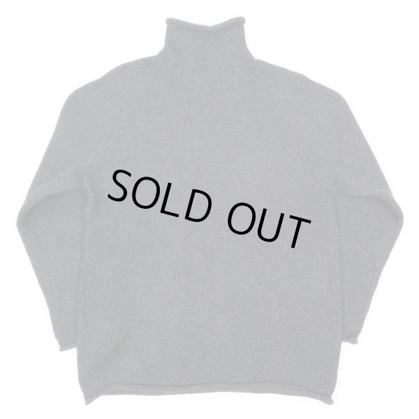 画像2: 90's J.CREW ロールネック ウールニット "CHARCOAL" (2)