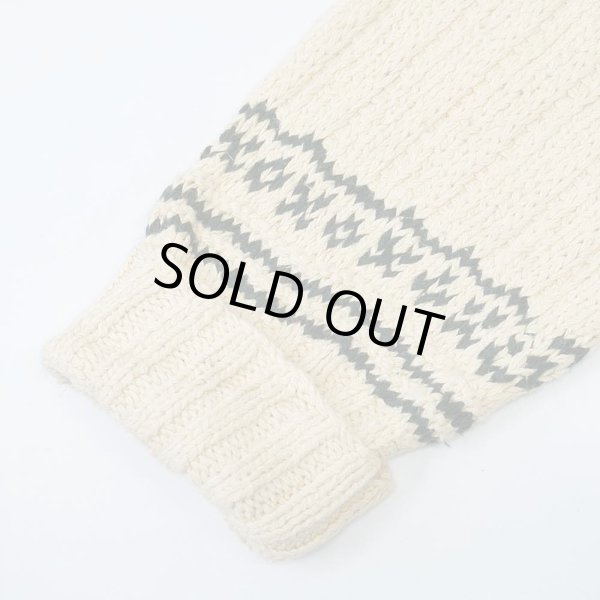 画像4: 90's Polo Ralph Lauren コットンリネンニット "HAND KNIT" (4)