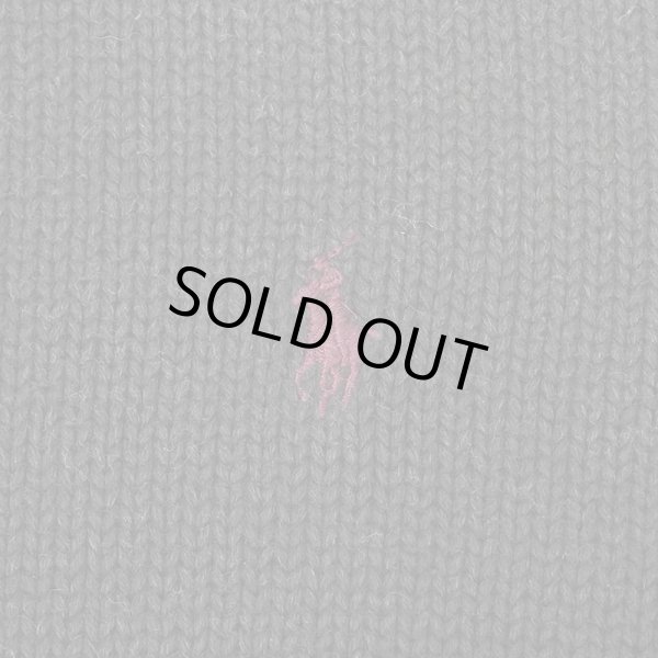 画像3: 90's Polo Ralph Lauren コットンニット "FADE BLACK" (3)