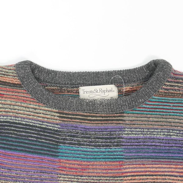 画像3: 90's Tricots St Raphael 総柄 コットンニット "MADE IN USA" (3)