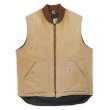 画像1: 90's Carhartt ダックベスト “FADE BROWN” (1)