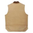 画像2: 90's Carhartt ダックベスト “FADE BROWN” (2)