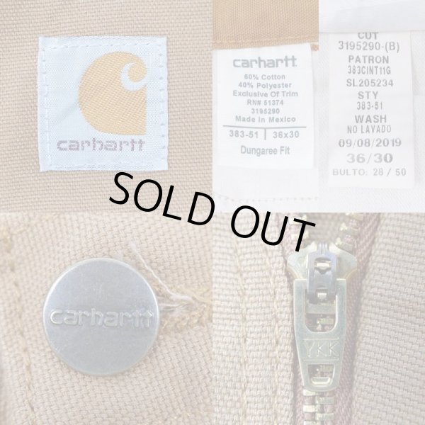 画像3: 00's Carhartt ライトダック ペインターパンツ “BROWN” (3)