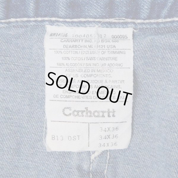画像3: 00's Carhartt デニムペインターパンツ (3)